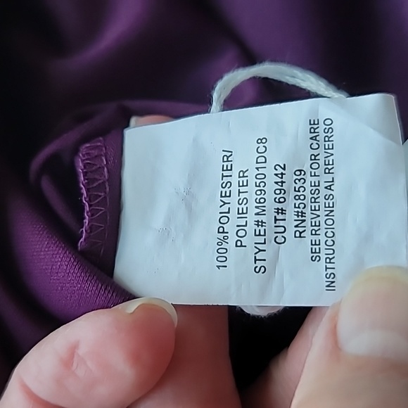 Speechless dress Lg empire waist embellish pleated skirt full lining special occ - Picture 10 of 11